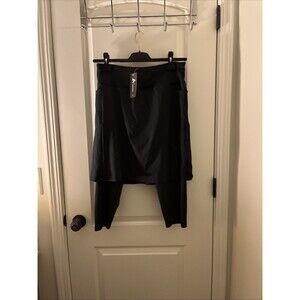 Women's XL Long Knee-Length Skirt with Capri Leggings Athletic Golf Yoga Tennis